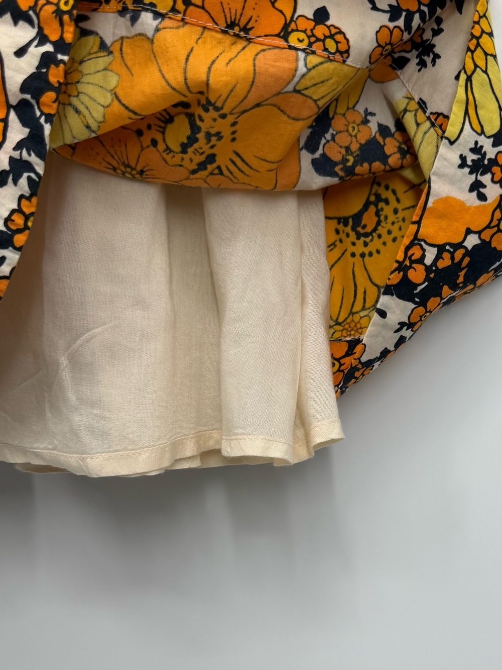 Free People Lydia Midi Dress Floral Boho Puff Sleeves Size XL NWT - Picture 7 of 9
